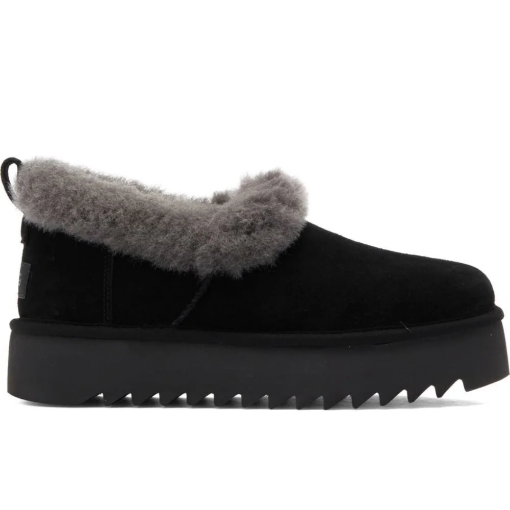 Ugg Nita Platform Suede Indoor Outdoor Slipper Designer Wool Blend #171 - Picture 2 of 16